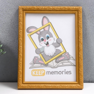 90335013 Рамка 4372244, 15х21 см, пластик, цвет золотистый Keep memories STLM-0189365 KEEP MEMORIES