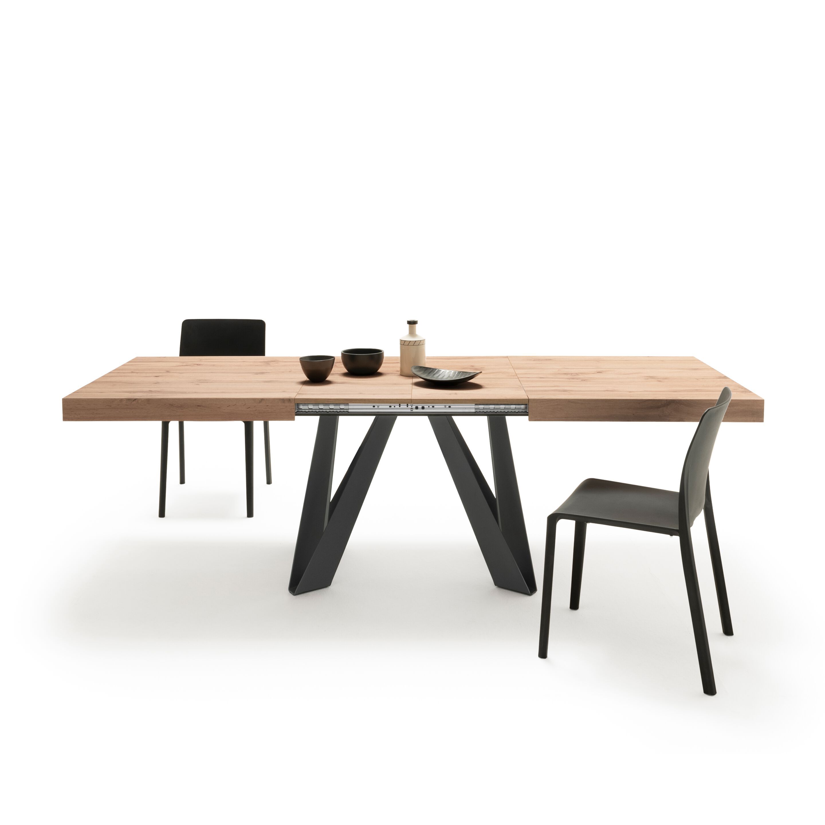 Выдвижной прямоугольный стол из железа с меламиновой столешницей Mobili Fiver ROMINA ARCH-00069646 - Вид №105