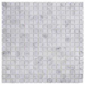 DAO-636-15-4 Carrara мозаика полир 300х300х4 чип 15х15 (0,09м)