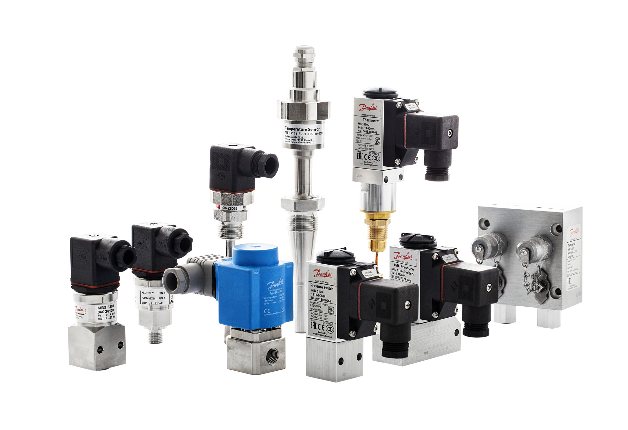 Danfoss MBT5250 — термопреобразователи сопротивления платиновые со сменным чувствительным элементом MBT 5250 Термопреобразователь сопрот-ия 084Z8083  - Вид №21