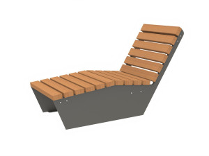 Одноместный шезлонг