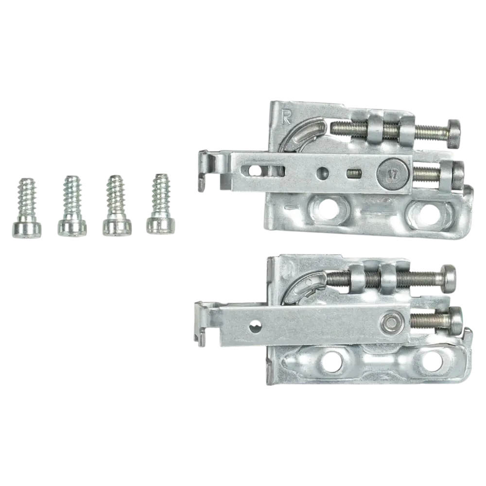 INDAUX Навесной кронштейн для мебели 40×18×80 мм серый комплект 2 шт 89402281 STLM-1576791 - Вид №1