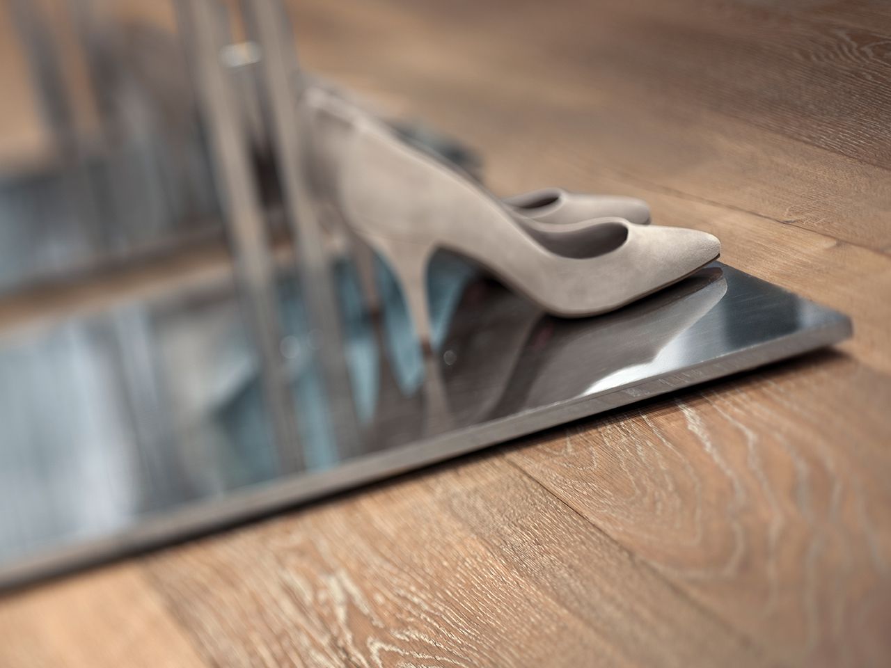 Дубовый паркет Dennebos Flooring серый ARCH-00111400 - Вид №5