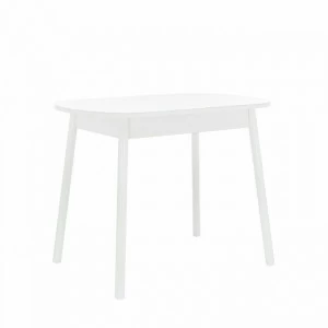 Обеденный стол раздвижной прямоугольный белый Leset "Мидел Мини" IMPEX  00-3967118 Белый