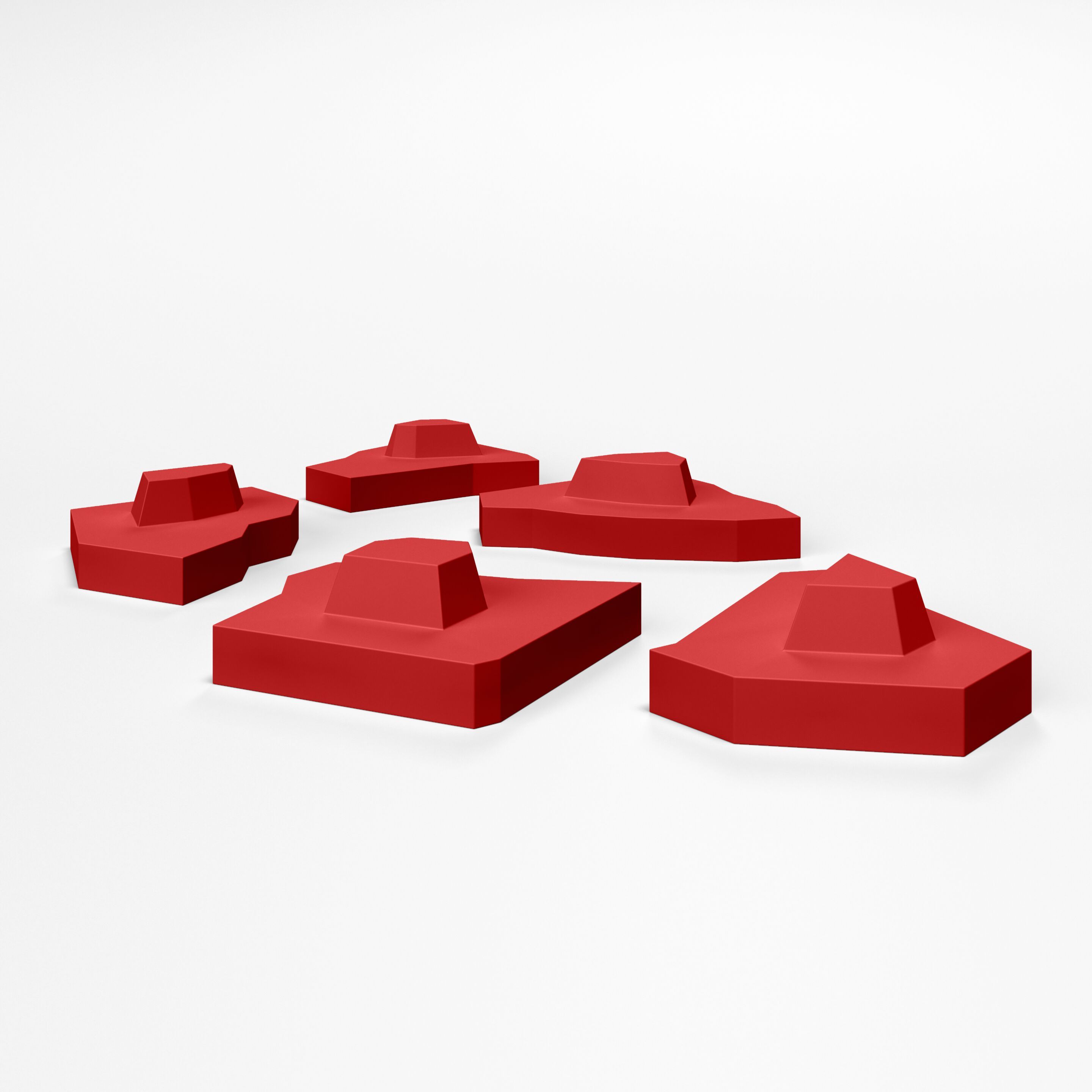 Двусторонний диван с покрытием из пенопласта SIXINCH осколок ARCH-00033591 - Вид №13