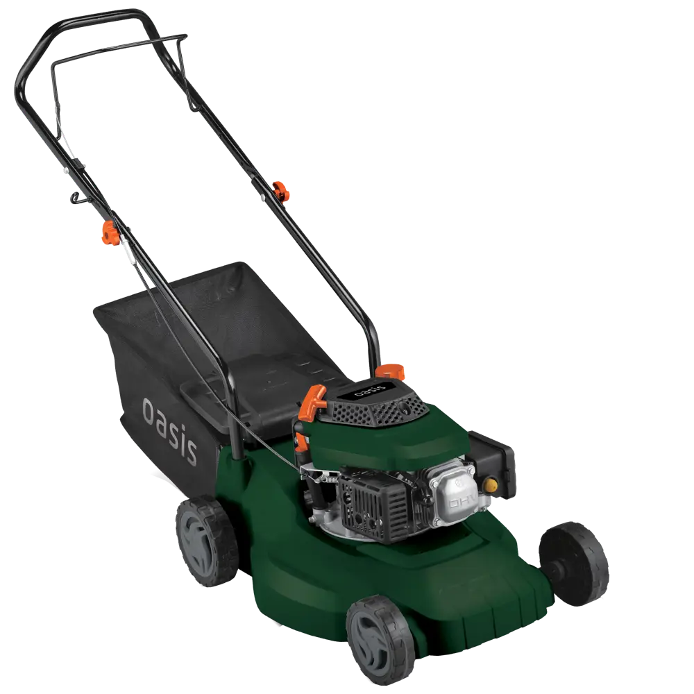 Газонокосилка бензиновая несамоходная Oasis GB-15 3 л.с 40 см STLM-2054964 - Вид №2