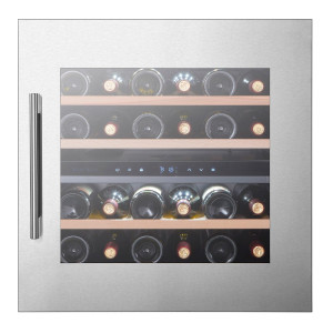 9173351 Винный шкаф Temptech OZ60DX-24 серебристый