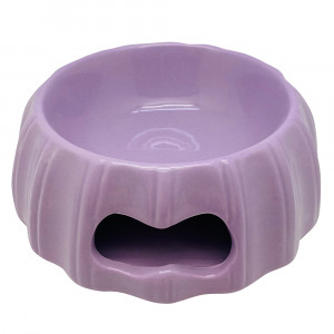 ПР0057304 Миска для животных Violet фиолетовая керамическая 17х17х6,5см 300мл Foxie