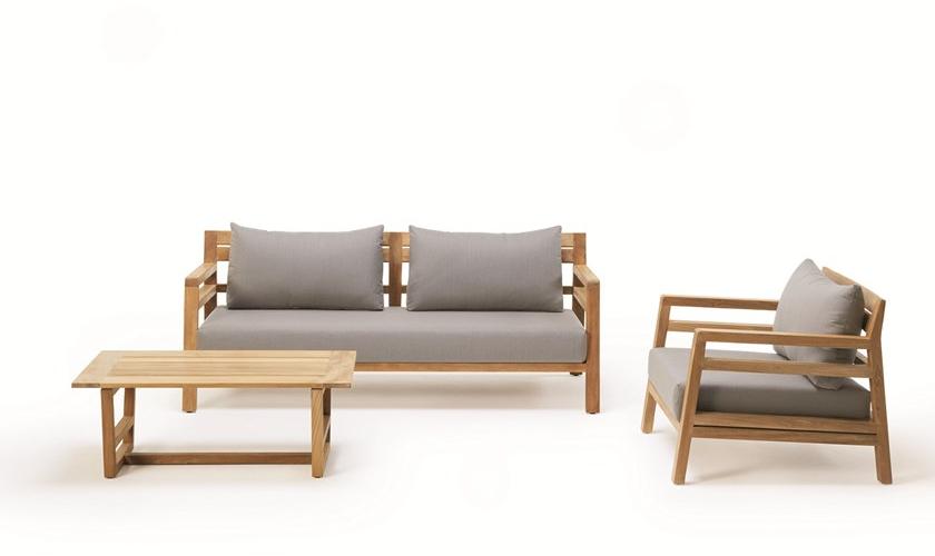 Ethimo 3-х местный тканевый садовый диван Costes Codi0100 - Вид №12