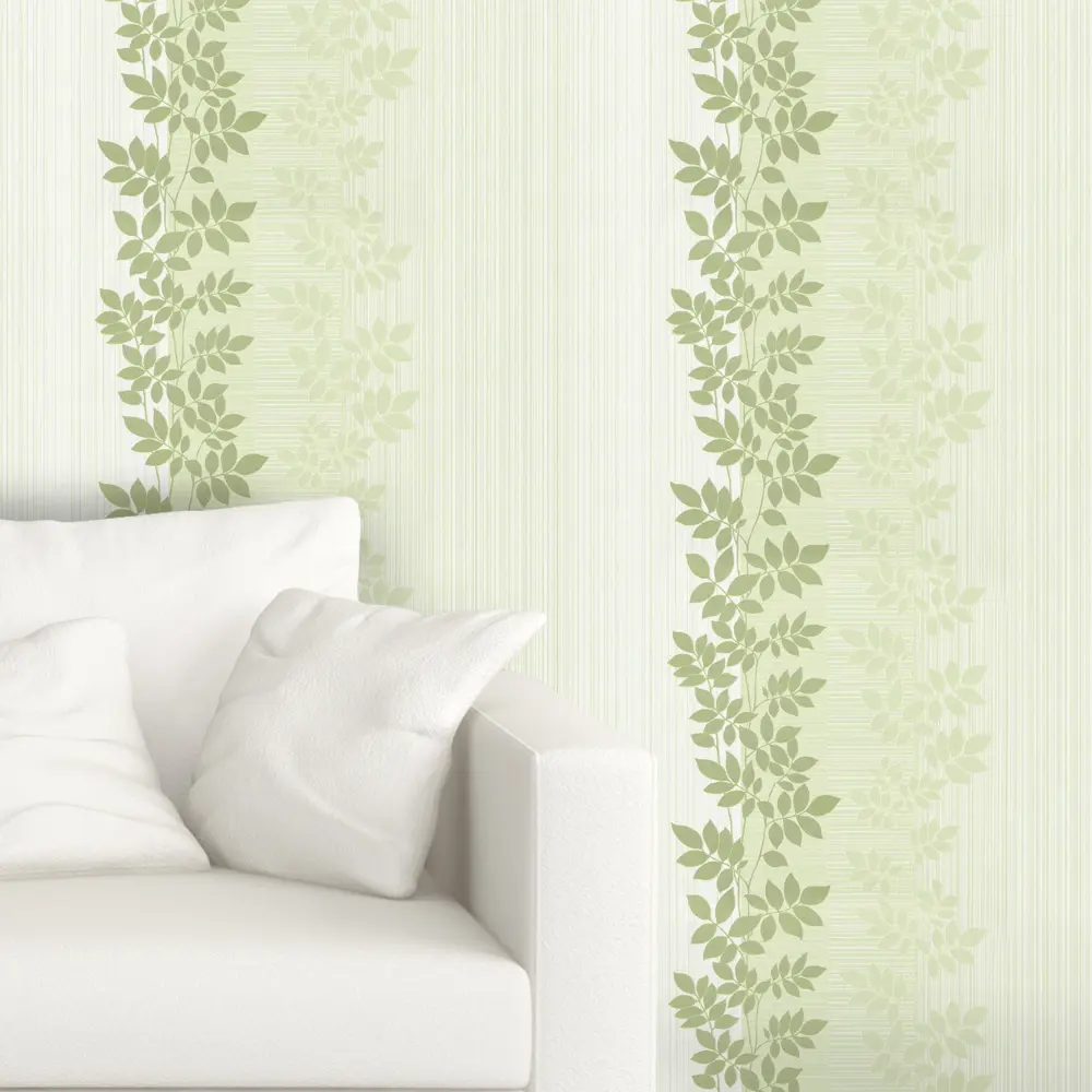 Обои флизелиновые Vilia Мелодия зелёные 1.06 м 1319-62 STLM-2192753 - Вид №2