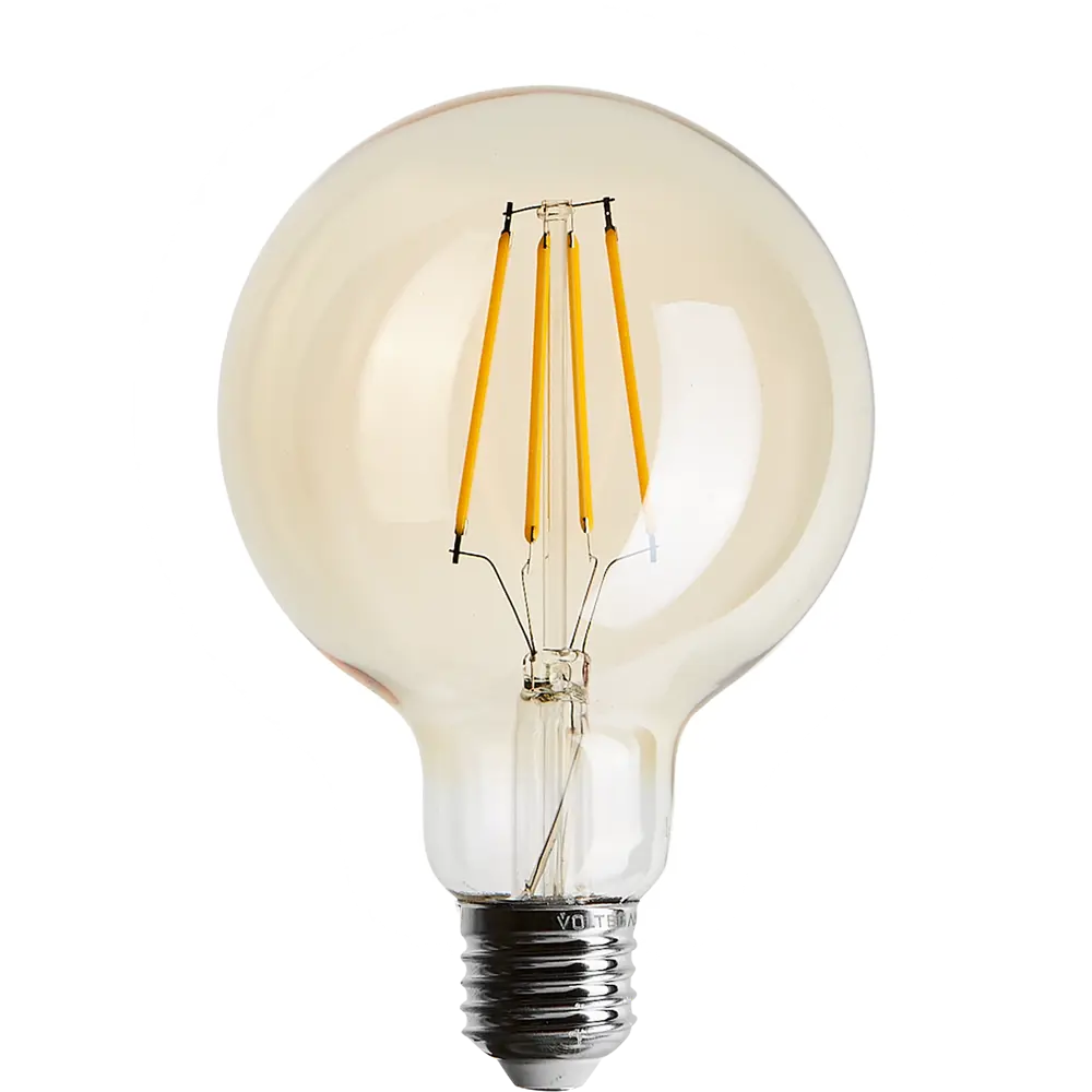Декоративная филаментная лампа Voltega G95 тонированная 8Вт E27 с диммером 89345998 STLM-0920763 - Вид №1
