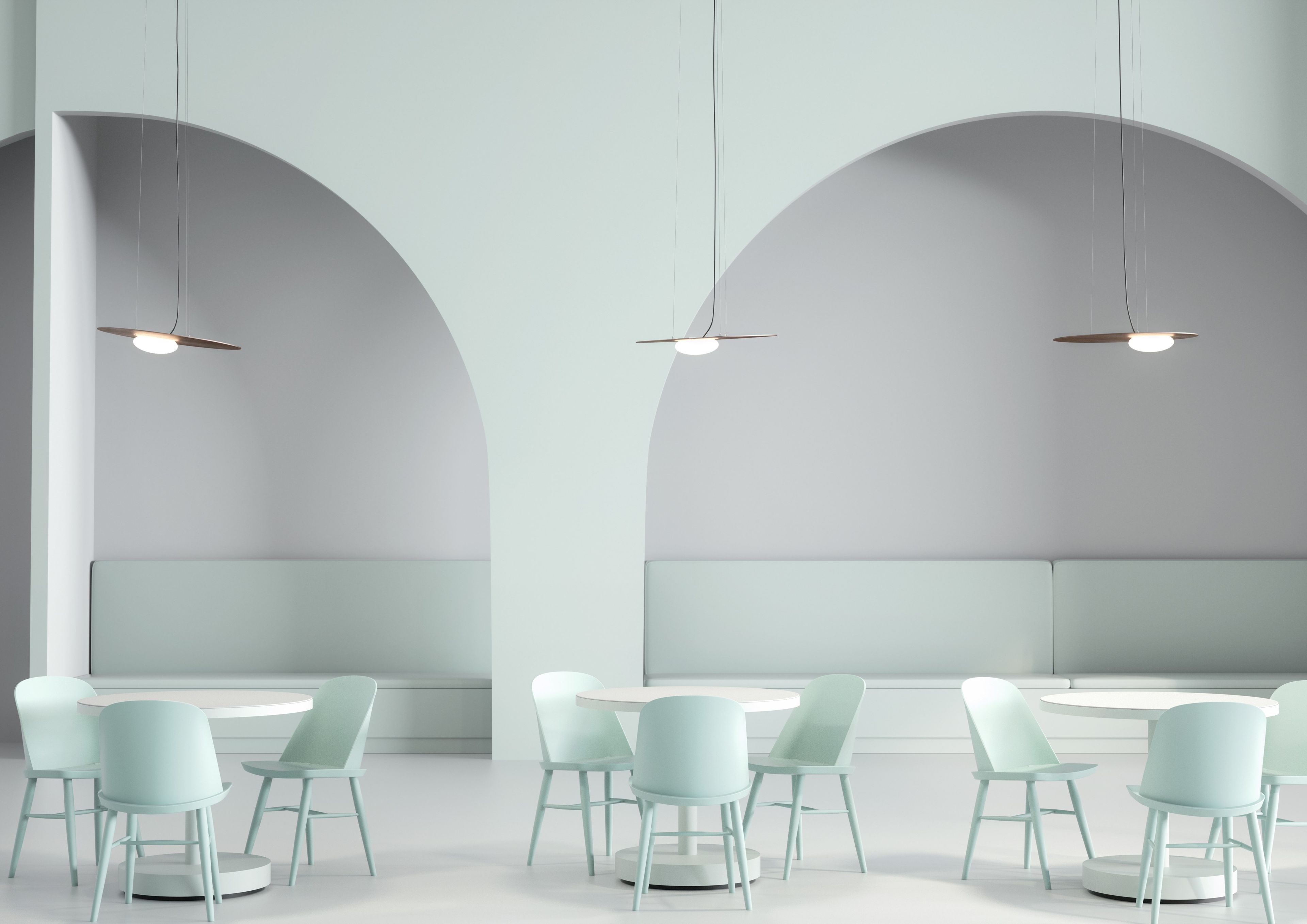 Алюминиевый светодиодный подвесной светильник AXOLIGHT Kwic ARCH-00074918 - Вид №4