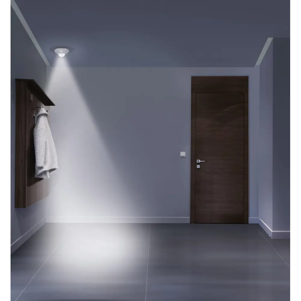 Светильник светодиодный Ledvance Nightlux Ceiling на батарейках крепление на клей, цвет серый 82321229 STLM-2150670  - Вид №7