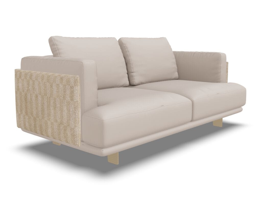 2-местный кожаный диван Natuzzi Italia кампус ARCH-00065208