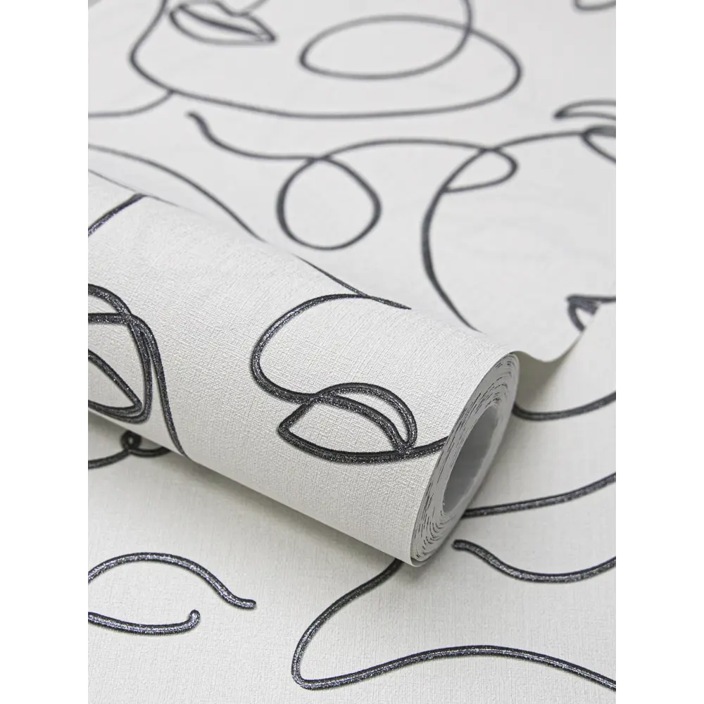 Обои флизелиновые Wallsecret Picasso белые 1.06 м 8754-20 STLM-2029906 - Вид №2