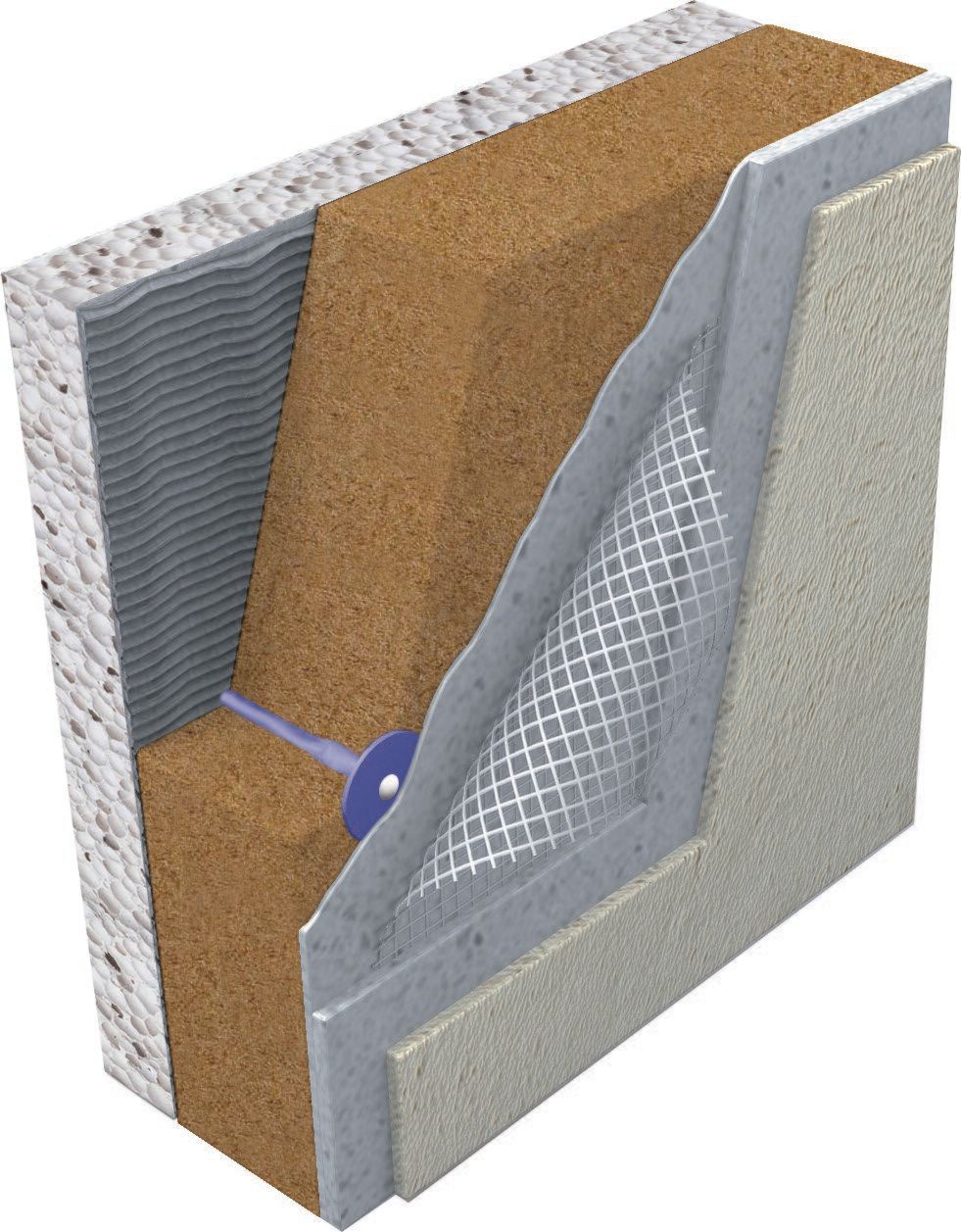 Винтовой дюбель для теплового покрытия Dakota дюбели SGR ARCH-00082079 - Вид №3