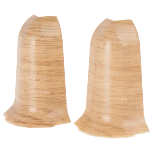 Угол для плинтуса внешний «Дуб Мадура», высота 58 мм, 2 шт.