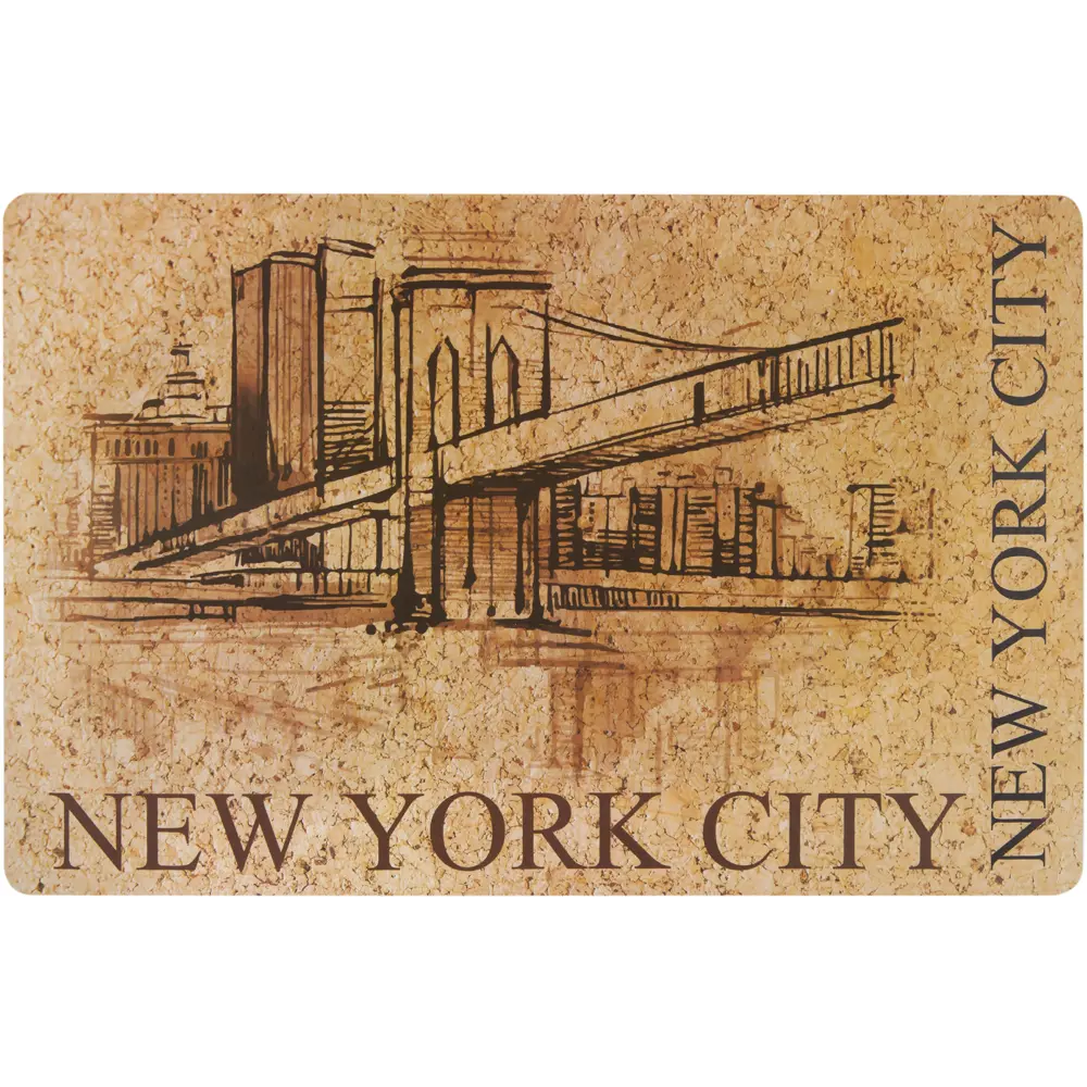 Салфетка New York пробка 44x28.5 см REMILING STLM-2092603