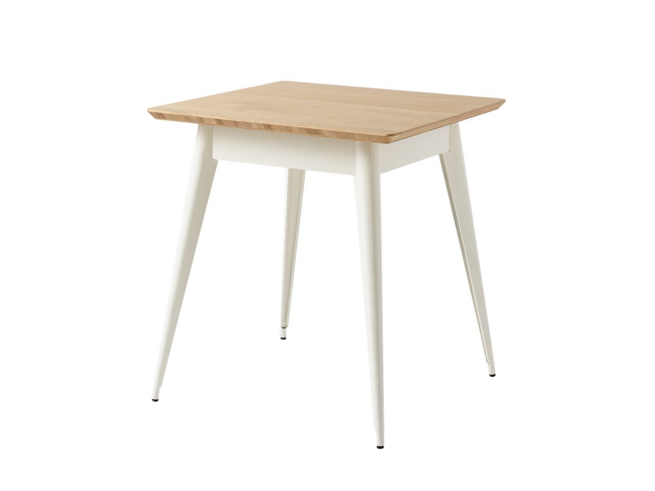 Стальной и деревянный квадратный обеденный стол Tolix T55 / 56 ARCH-00045394