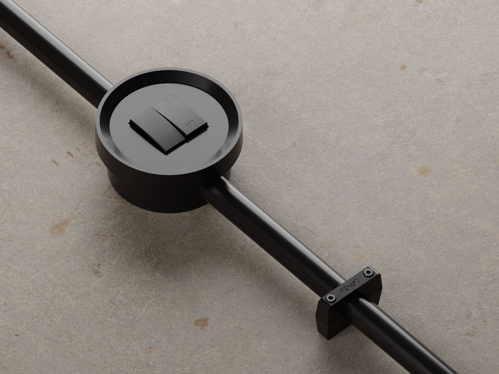 Окрашенная алюминиевая электрическая коробка Genuit цвет ARCH-00039649