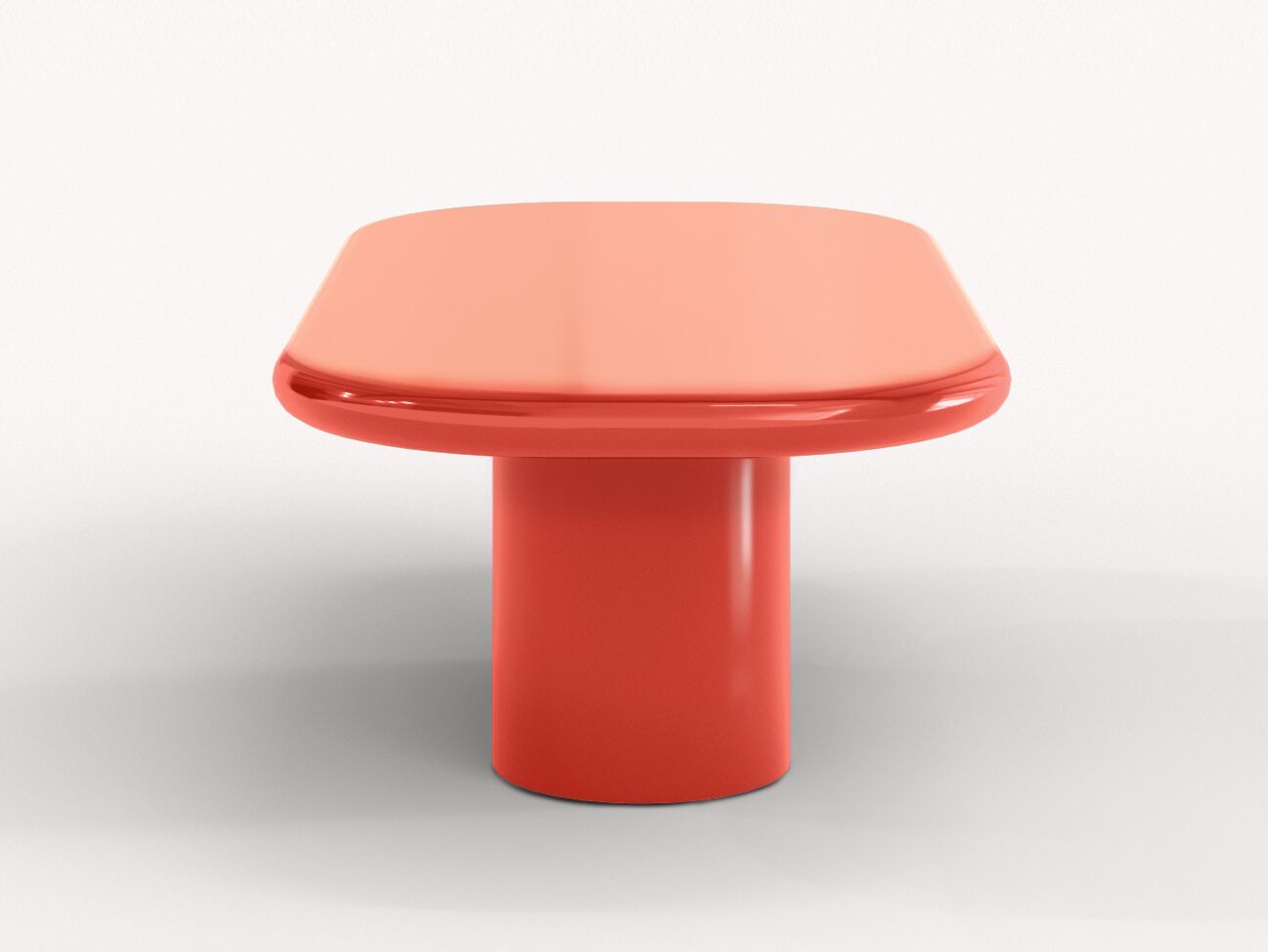 Овальный журнальный столик MDF для гостиной Punto Zero Franca e Allegra ARCH-00023146 - Вид №2