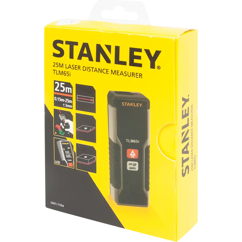 Дальномер лазерный Stanley TLM 65, дальность до 25 м STLM-2008722 - Вид №3