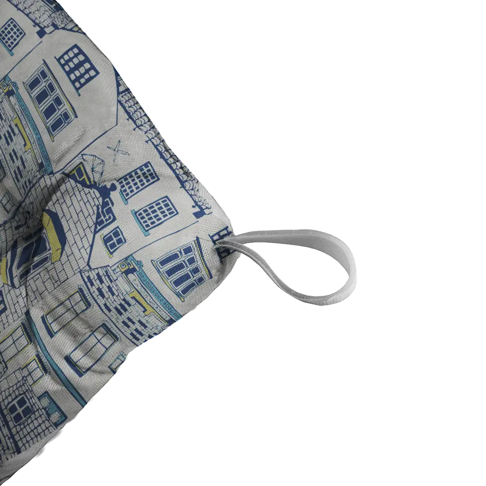 Сидушка «Город» 40x35 см цвет мультиколор LINEN WAY STLM-2048007 - Вид №2