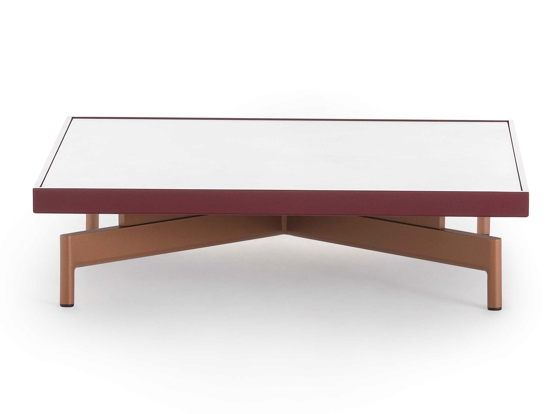 Фарфоровый квадратный садовый столик GANDIABLASCO волны ARCH-00028769 - Вид №1