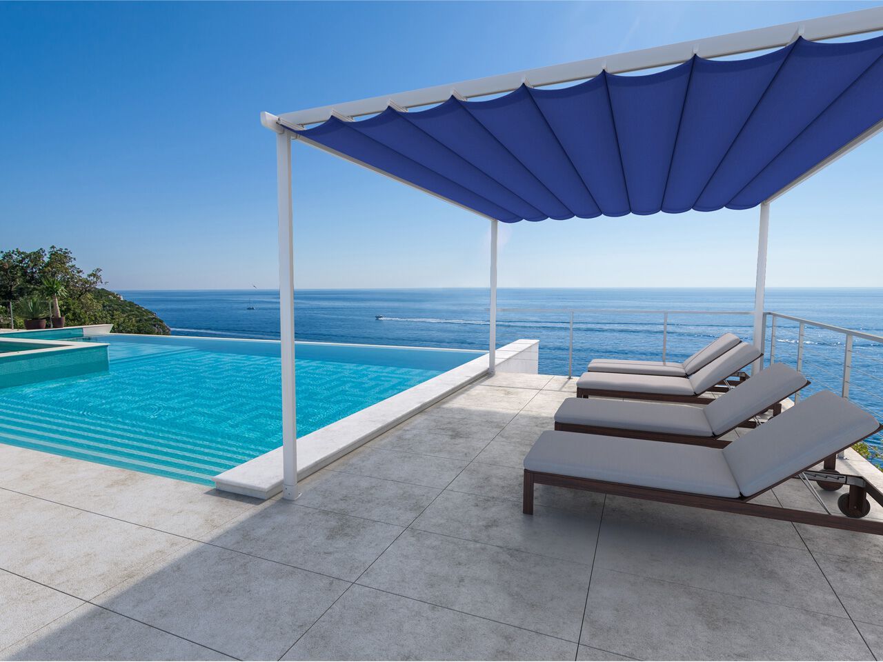 Самонесущая беседка с раздвижной крышкой Gaviota ZEN ARCH-00029448 - Вид №1