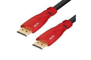 16488194 Кабель HDMI 2.0 1.0m красные коннекторы 28-28 AWG 3 X экран VIVHMI3012-1.0m GCR