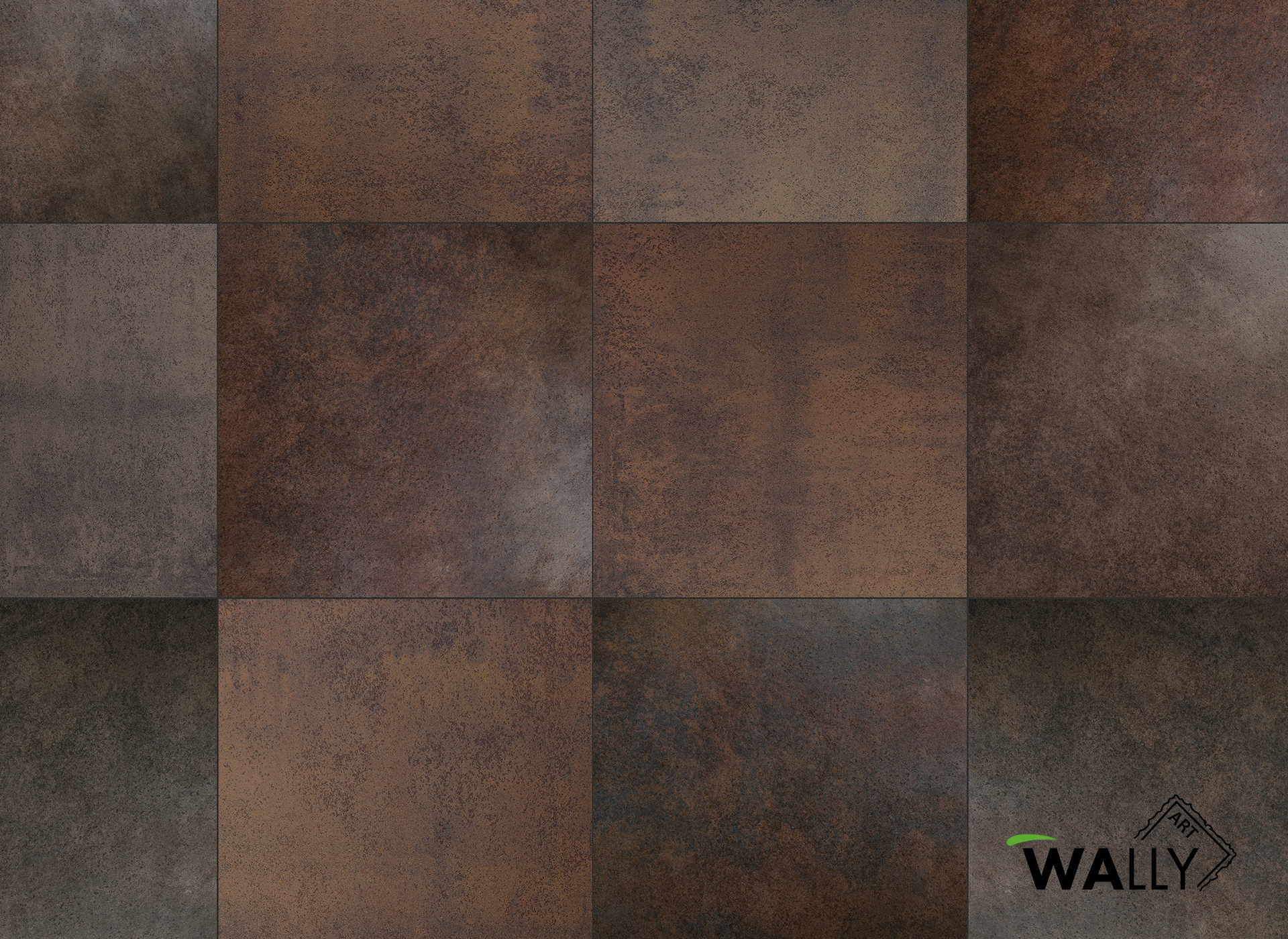 Металлический эффект нетканые огнестойкие моющиеся обои WALLYART Lacollection ARCH-00073608 - Вид №1