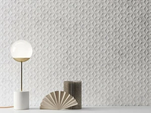 Italgraniti Объемная белая плитка для стен с эффектом мрамора Lux experience wall