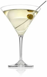 IVV Набор из 2 бокалов для мартини в прозрачном стекле Tasting hour 8055.2, 8417.2