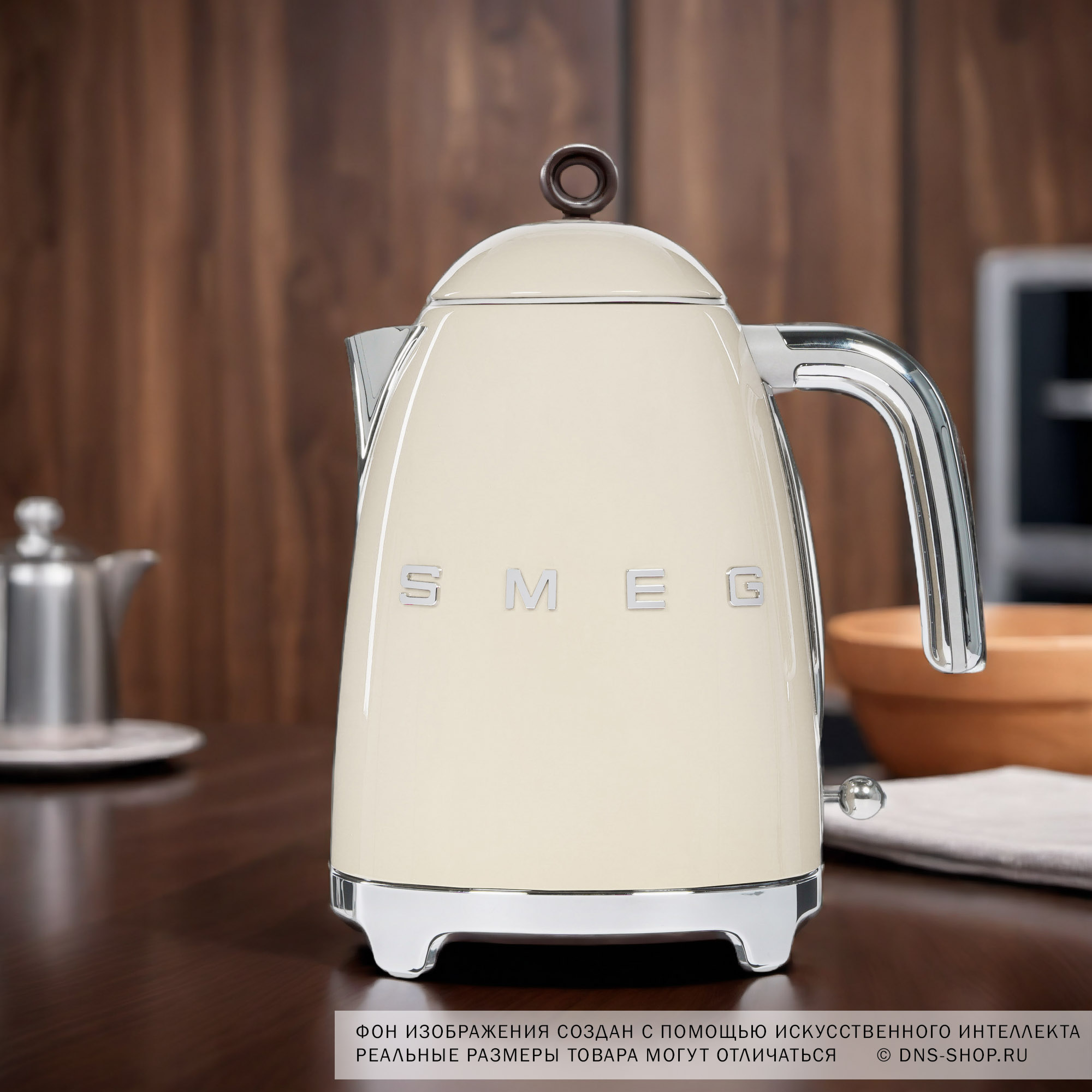 1189305 Электрочайник Smeg KLF03CREU бежевый STDN-0000938 - Вид №6