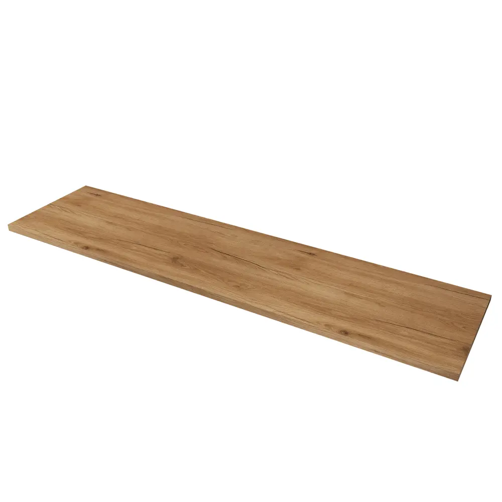 Столешница кухонная Slotex Верея 240x60x3.8 см ДСП цвет золотистое дерево DELINIA ДСП Постформинг STLM-2142067 - Вид №4