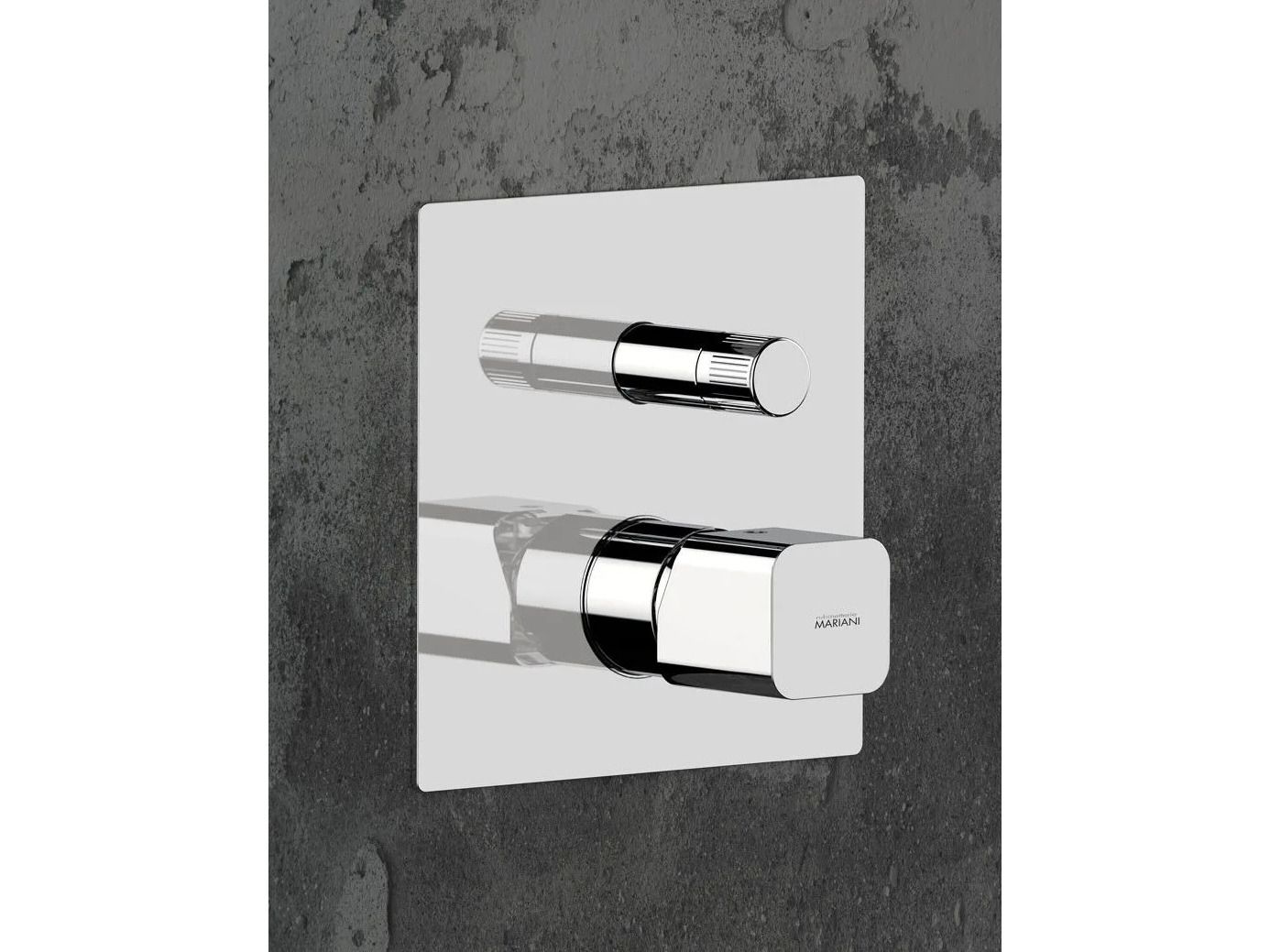 Однорычажный встраиваемый смеситель для ванны с переключателем Rubinetterie Mariani Icon-Q ARCH-00046331