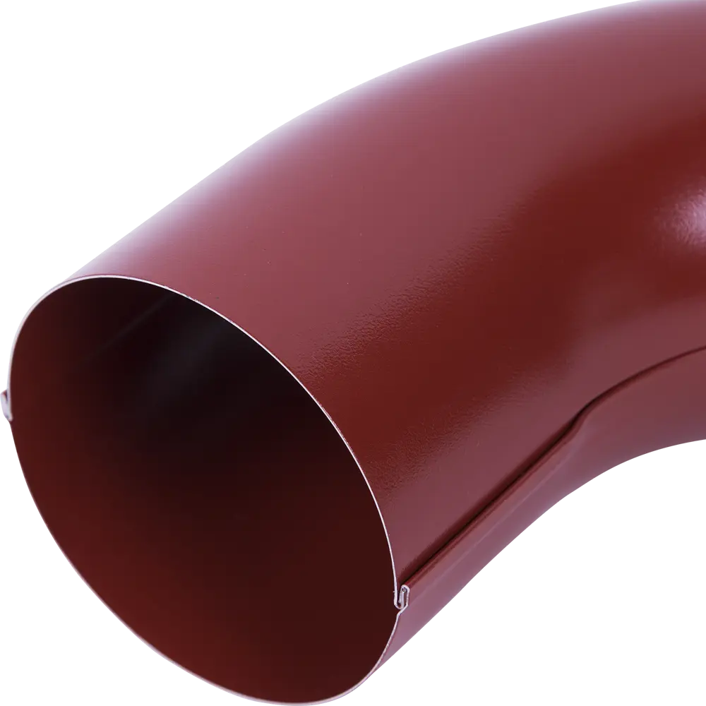 Колено на 70° для трубы цвет красный ИНТЕРПРОФИЛЬ STLM-2197930 - Вид №1