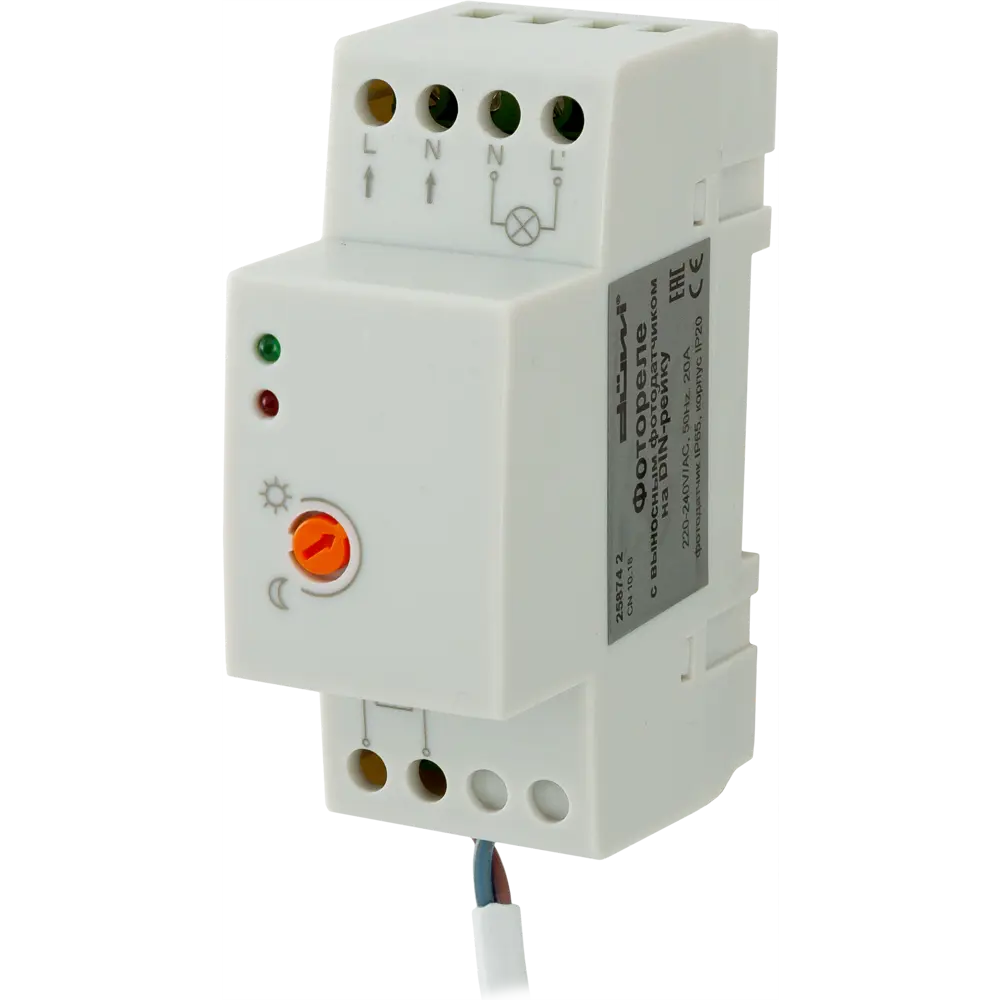 Фотореле DUWI с выносным датчиком для автоматического освещения 82019144 STLM-0017735 - Вид №1