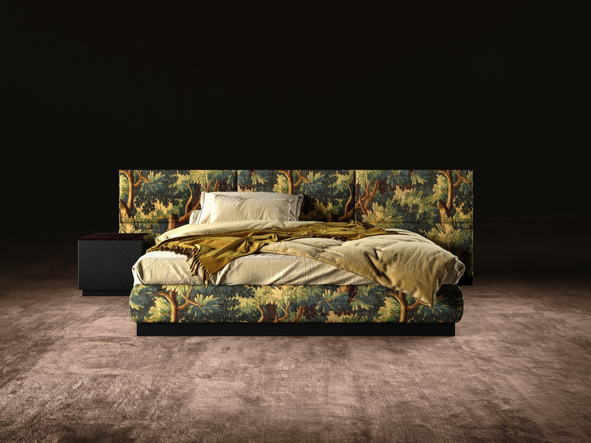 Мягкая кровать из ткани GIOPAGANI SENZA FINE ARCH-00037504 - Вид №5