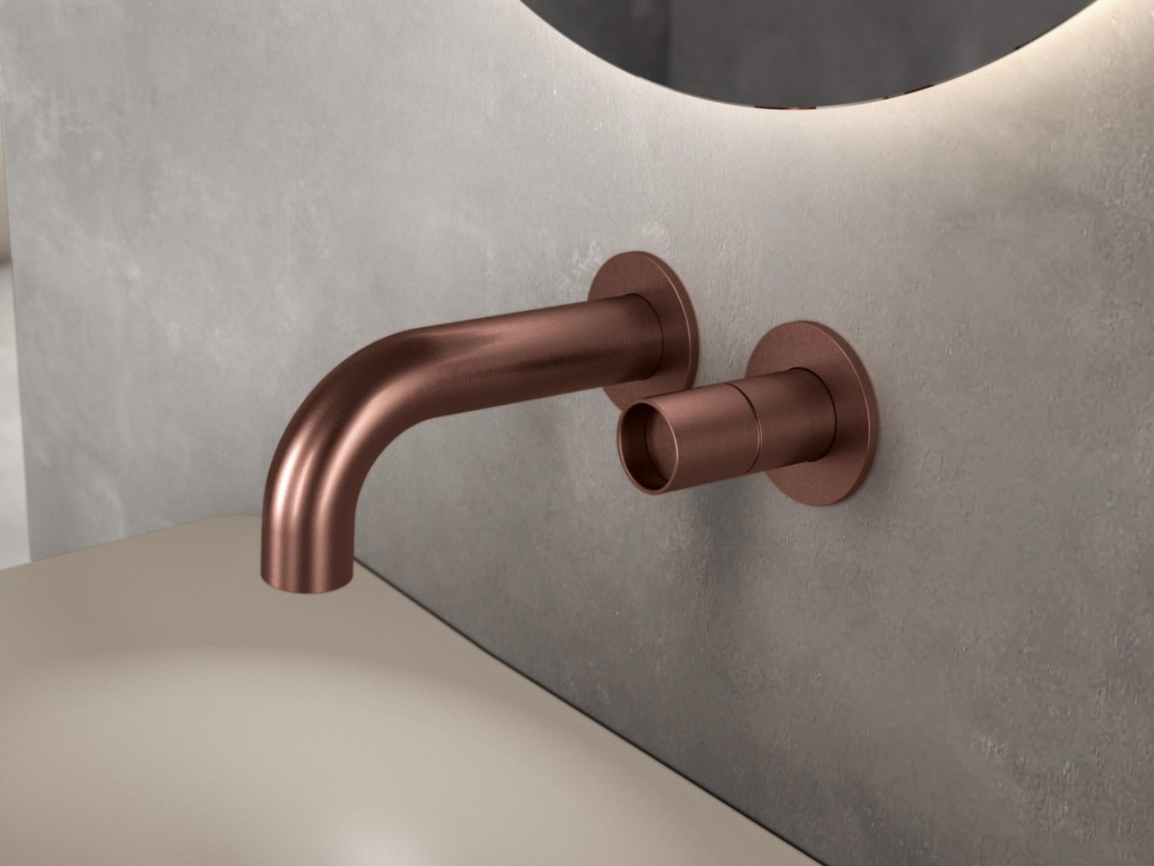 Однорычажный смеситель для раковины из нержавеющей стали с 2 отверстиями Rubinetterie Treemme Watertube ARCH-00152829 - Вид №1