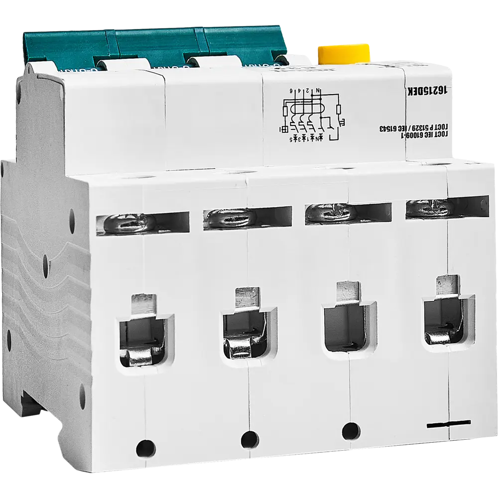 Дифференциальный автомат Dekraft АВДТ 3P N C32 А 30 мА 6 кА C16215DEK STLM-2134593 - Вид №3