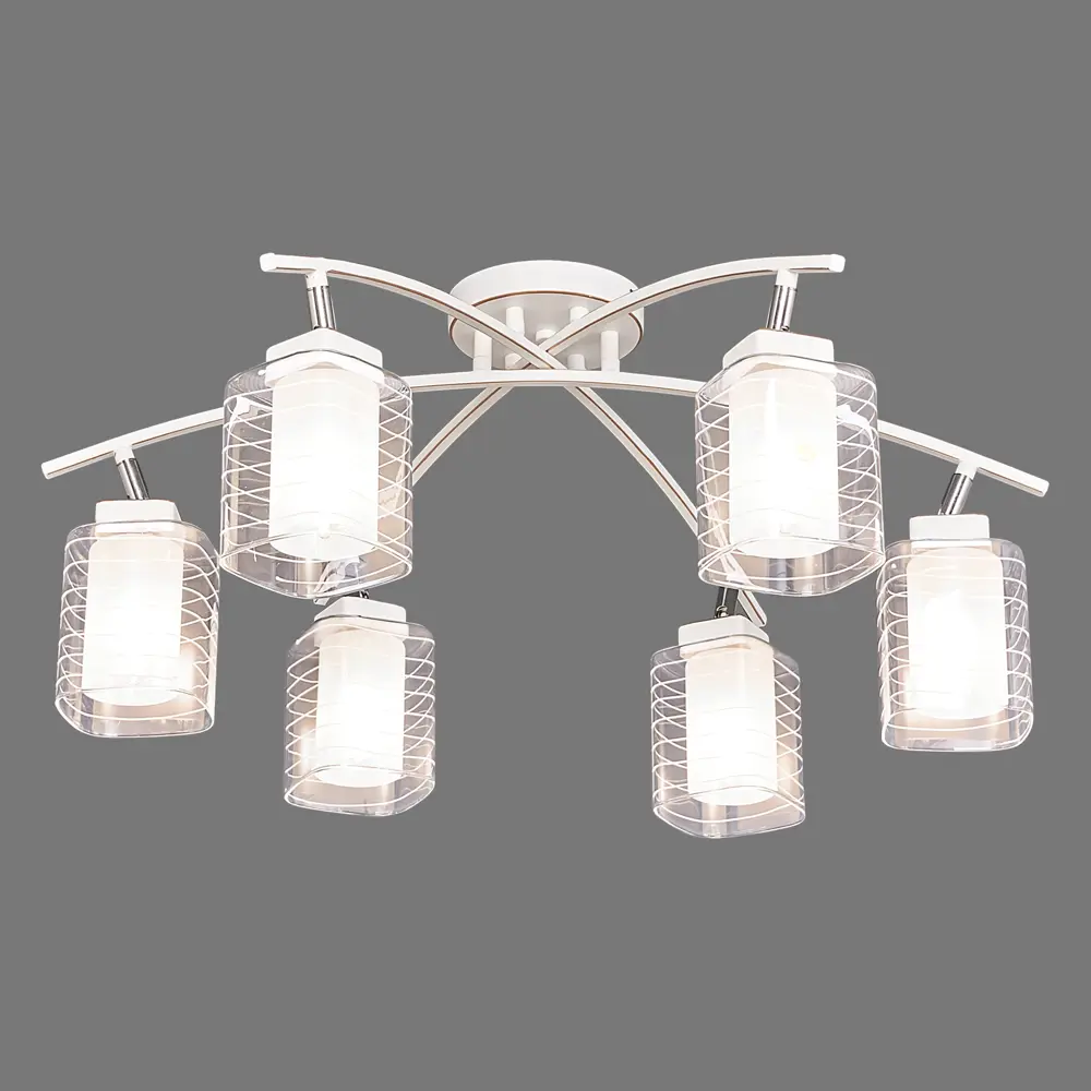 Люстра L1114-6 «Monreal» 6хE14х60 Вт LAMPLANDIA STLM-2184961 - Вид №3