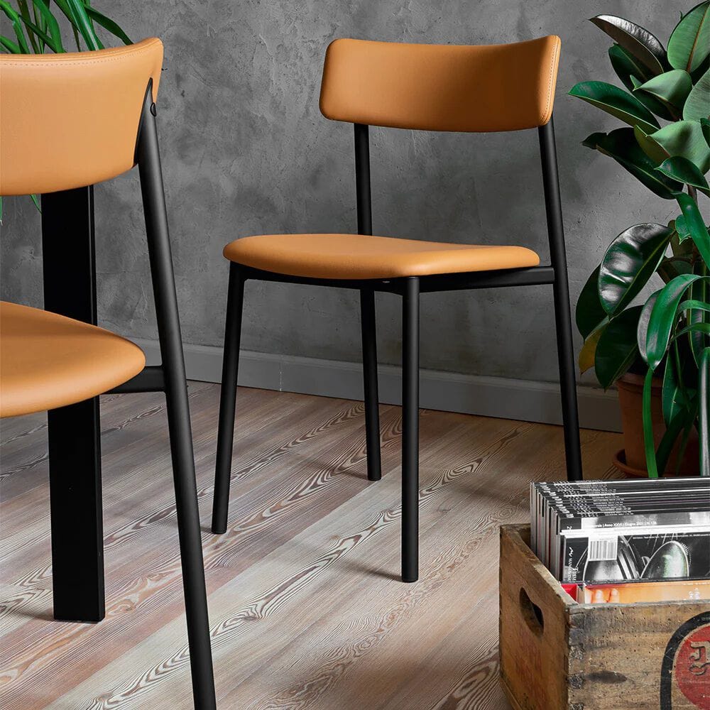 Стул из искусственной кожи с открытой спинкой Connubia UP! ARCH-00138236 - Вид №1