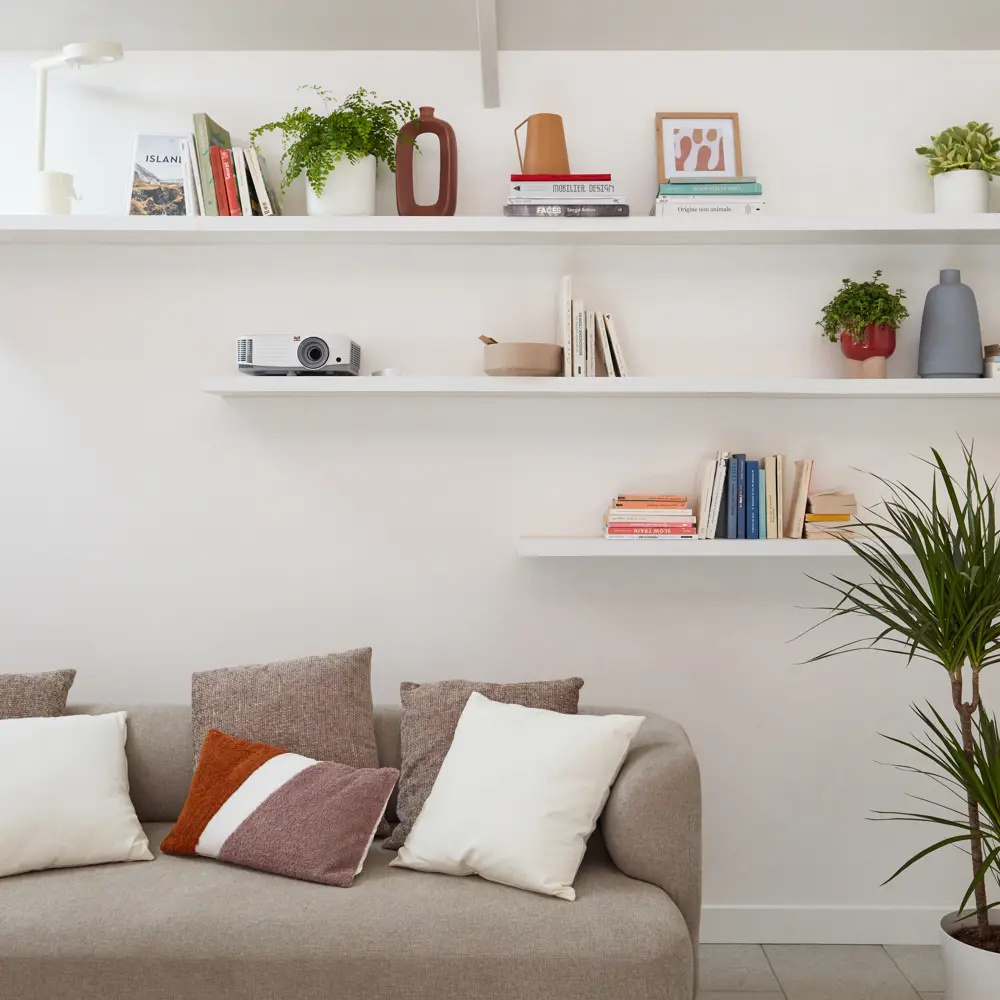 Полка настенная Spaceo White 80x23.5 см МДФ цвет белый STLM-2164451 - Вид №15