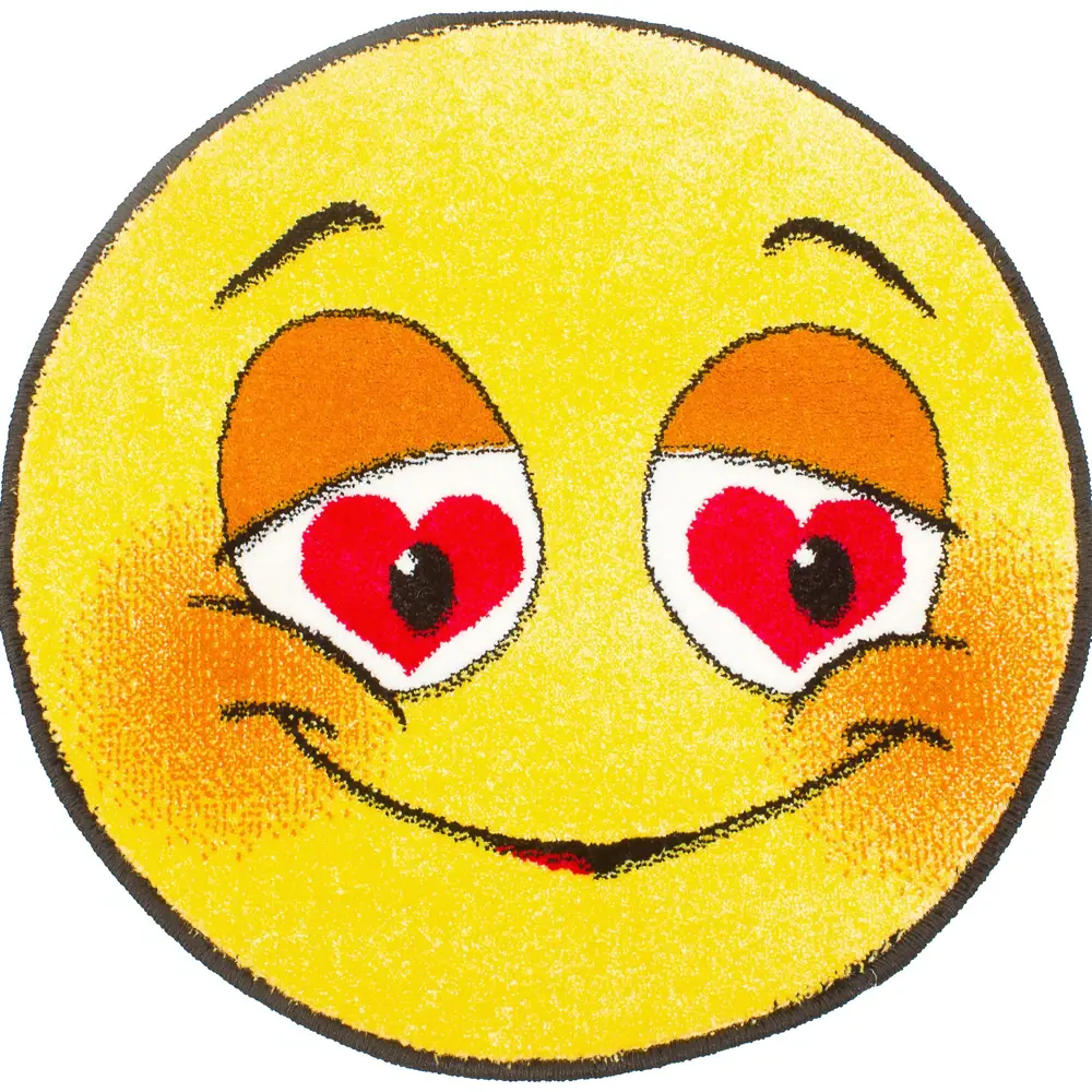 Ковёр  «Smiles» диаметр 0,67 м полипропилен KOLIBRI STLM-2079099