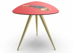 Seletti Прямоугольный журнальный столик со столешницей из мдф и металлическими ножками Seletti wears toiletpaper 17182