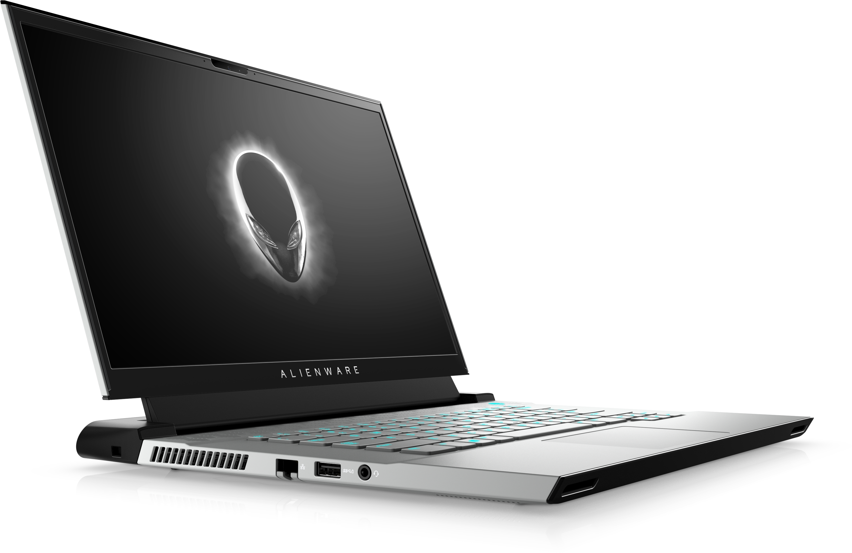 M15-7342 Alienware m15 r3 15.6"(1920x1080 (матовый, 144hz))/intel core i7 10750h(2.6ghz)/16384mb/512ssdgb/nodvd/ext:nvidia geforce rtx2070(8192mb)/bt/wifi/lunar light/w10 + backlit, 300 nits Dell Santreyd  - Вид №3