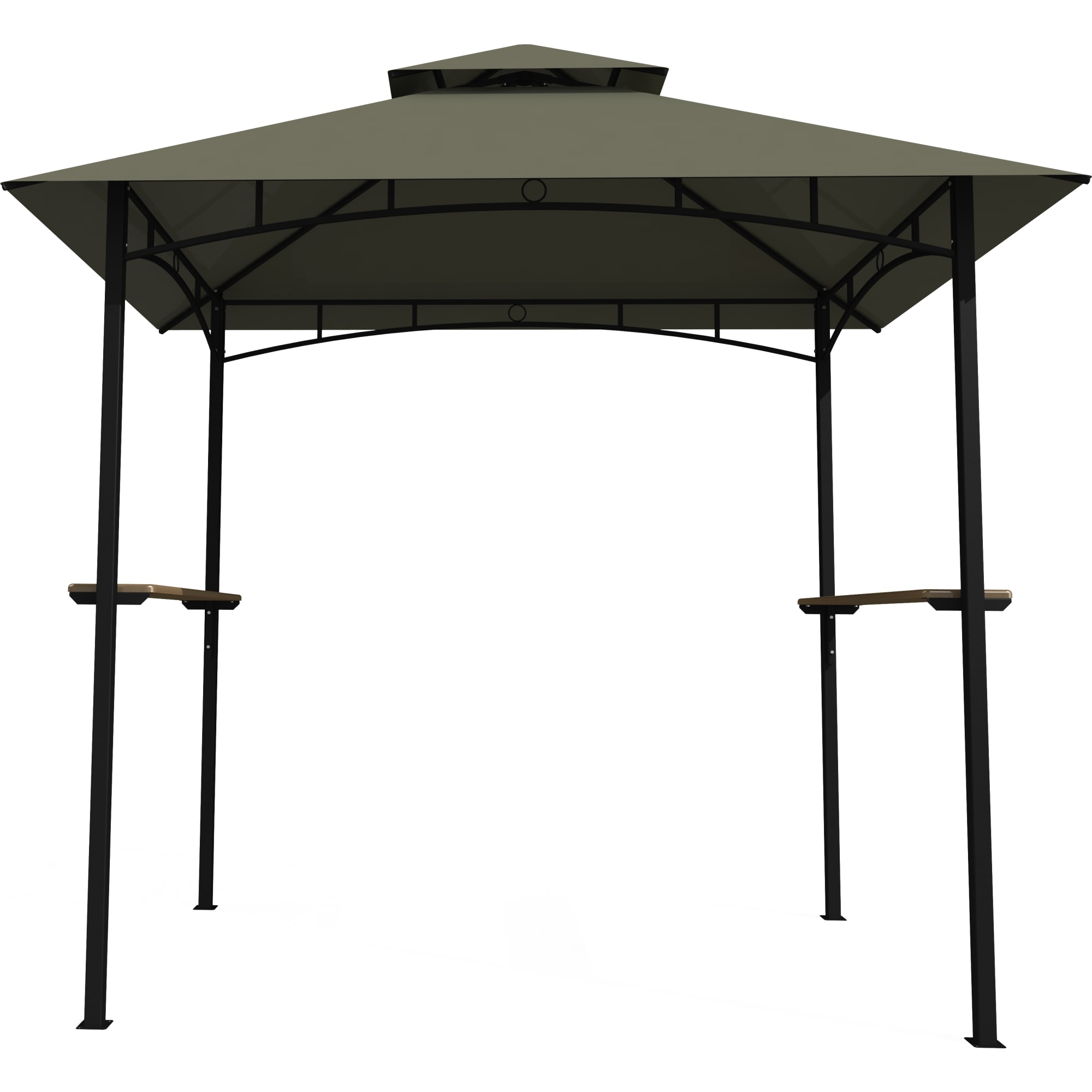 82697255 Шатер садовый Аромат 2.45х1.52х2.56 м сталь серый (без штор) Santreyd  - Вид №1