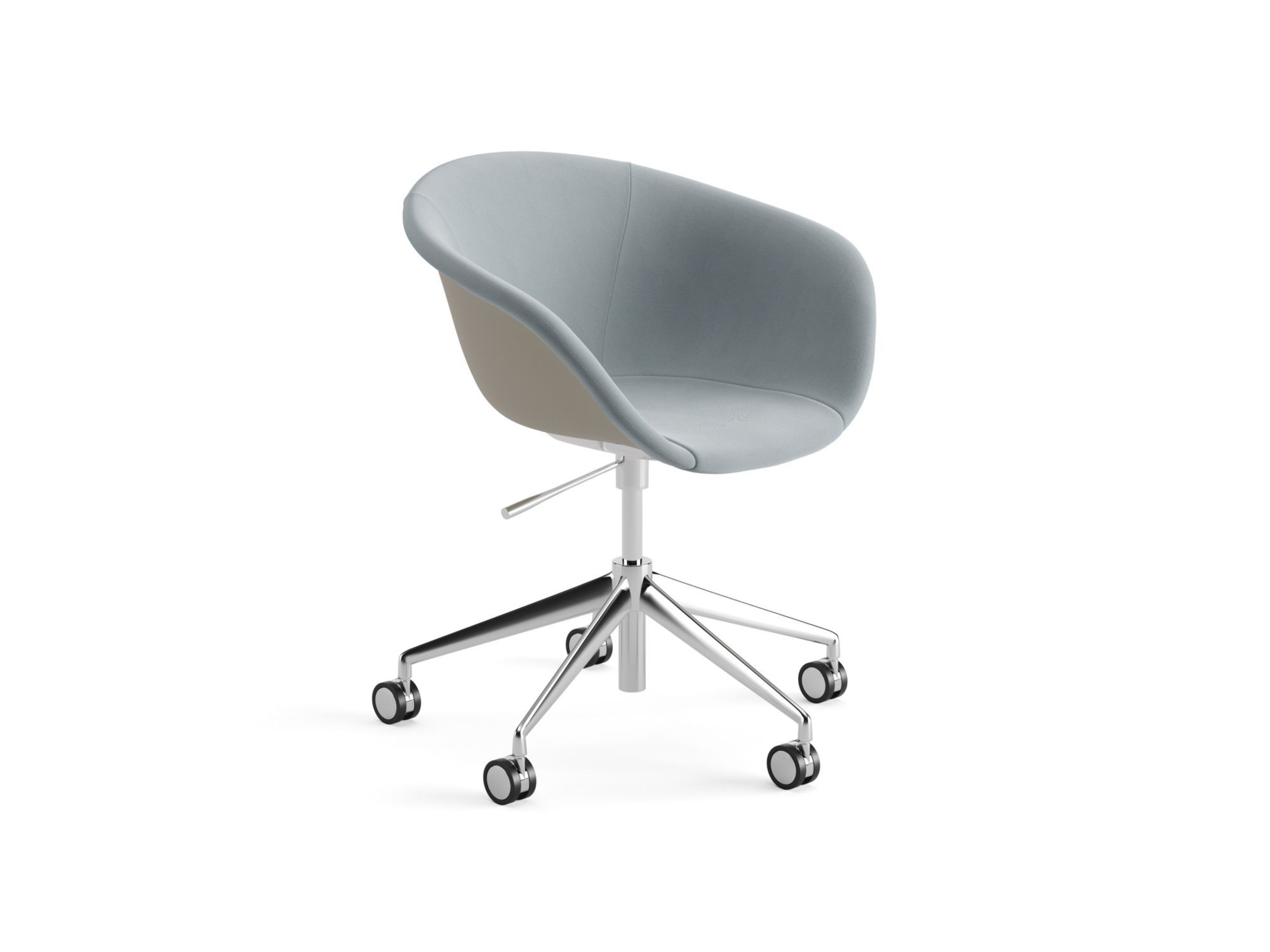 5-спицевое частично покрытое кресло с колесами Arper Duna 02 ARCH-00136880 - Вид №3