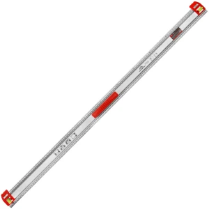 Линейка разметочная нержавеющая сталь с уровнем Vertextools 3046-19 1200 мм